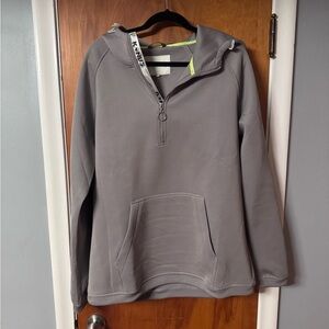 NWOT Konus Gray 1/4 Zip Sweatshirt